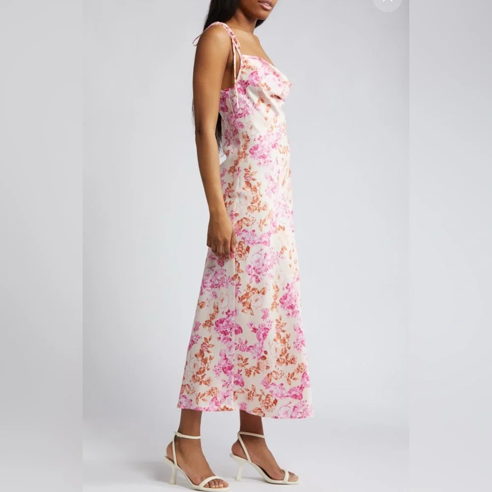 WAYF The Beverly Cowl Neck Midi - Picture 5 of 12
